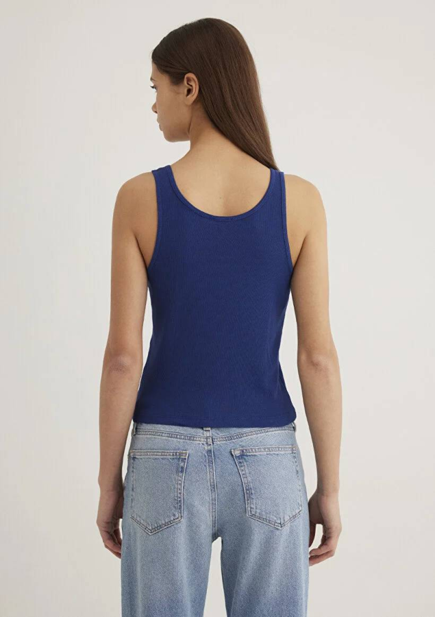 Resim Mavi Logo Kadın T-Shirt M1611899-70722
