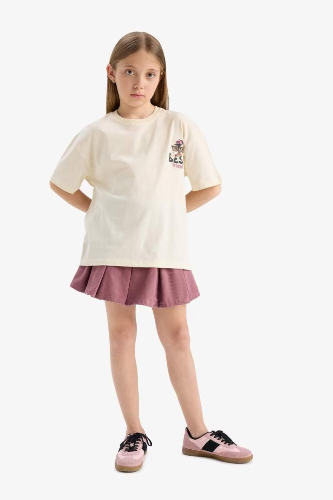 Resim Defacto Kız Çocuk Kısa Kol T-shirt E0357A8/ER134