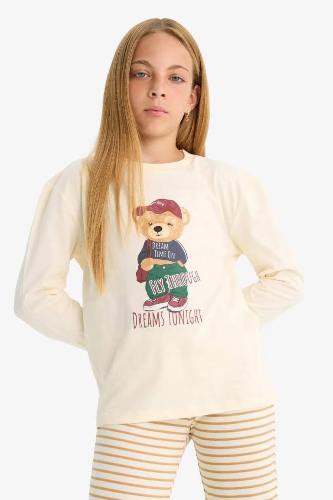 Resim Defacto Kız Çocuk  Sweat Takım F1085A8/ER134
