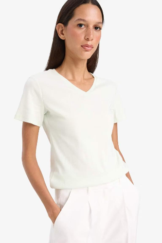 Resim Defacto Kadın T-shirt I1080AZ/TR261