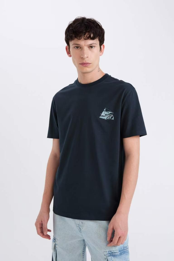 Resim Defacto Erkek  T-shirt D9352AXNV163
