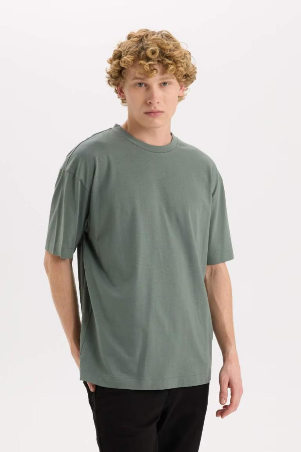 Resim Defacto Erkek  T-shirt D6070AXGN463