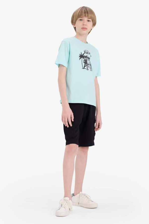 Resim Defacto Erkek Çocuk Kısa Kol T-shirt E6316A8TR506