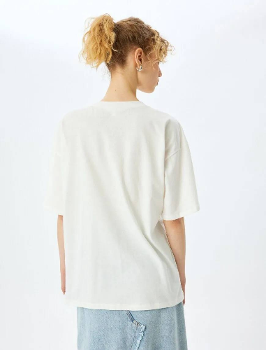 Resim Koton Kadın T-shirt 5SAL10545IK