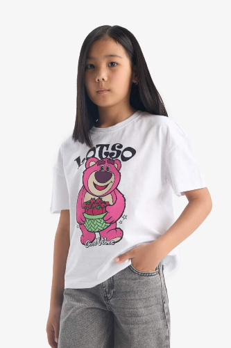 Resim Defacto Kız Çocuk T-shirt E6557A8/WT83
