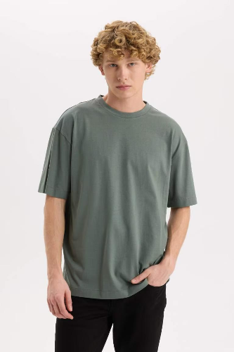 Resim Defacto Erkek  T-shirt D6070AXGN463