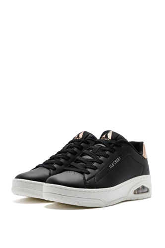 Resim Skechers Uno Court - Courted Air Kadın Spor Ayakkabı 177700 Blk