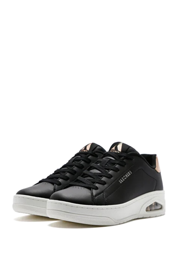 Resim Skechers Uno Court - Courted Air Kadın Spor Ayakkabı 177700 Blk