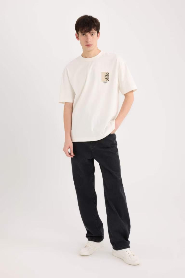 Resim Defacto Erkek  T-shirt B5813AXER105