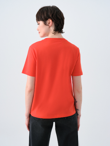 Resim Loft Kadın Regular Fit T-Shirt Lf2039129