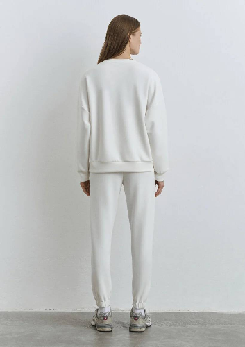 Resim Mavi O Yaka  Kadın Sweat M1S10422-70057