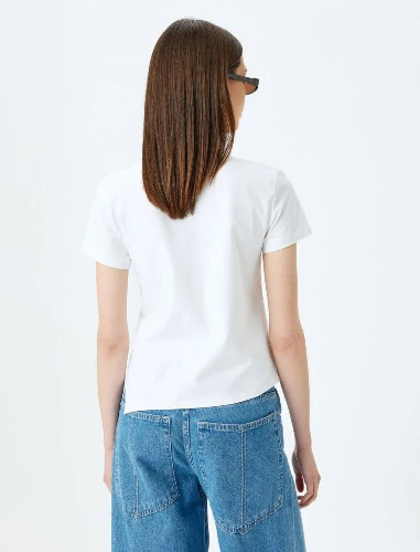 Resim Koton Kadın T-shirt 5SAL10222IK