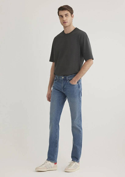 Resim Mavi Jake Erkek Jean Pantolon M0042289276