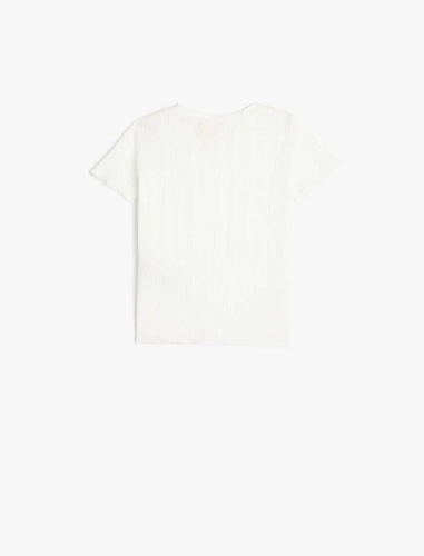 Resim Koton Kız Bebek T-shirt 5SMG10116AK