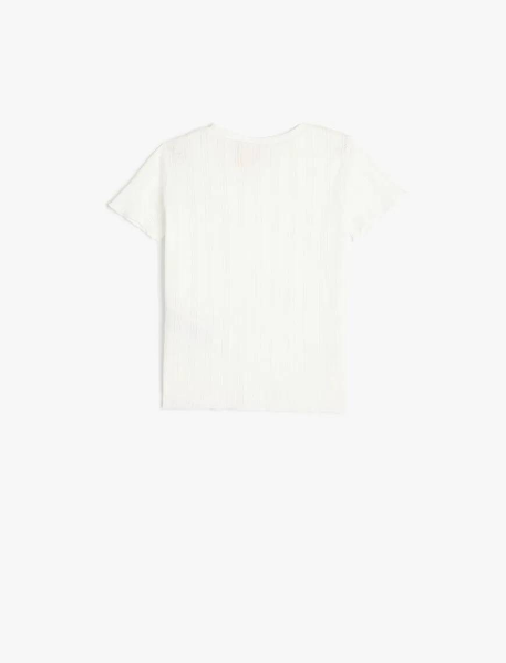 Resim Koton Kız Bebek T-shirt 5SMG10116AK