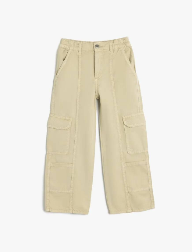 Resim Koton Kız Çocuk Jean Pantolon 5SKG40051AD