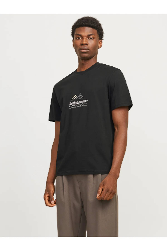 Resim Jack & Jones Jcolıma Logo Tee Ss Crew Neck Bf Ln Erkek T-shirt 12266473