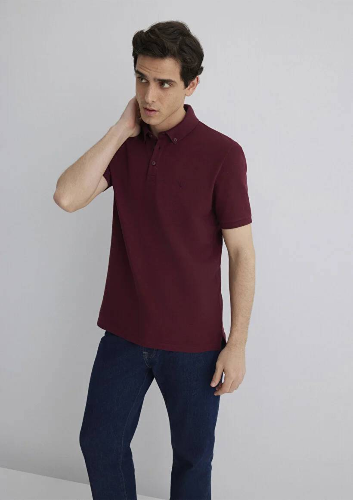 Resim Mavi Slim Erkek  T-shirt M063247-70394