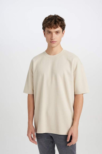 Resim Defacto Erkek  T-shirt X3926AZBG757