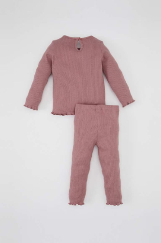 Resim Defacto Kız Bebek Sweat Takım