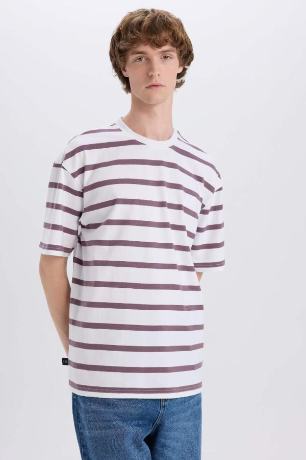 Resim Defacto Erkek  T-shirt E1160AXPR334