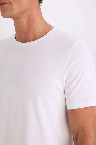 Resim Defacto Erkek  T-shirt M6606AZ/WT34