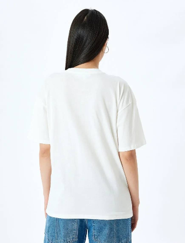 Resim Koton Kadın T-shirt 5SAL10371IK