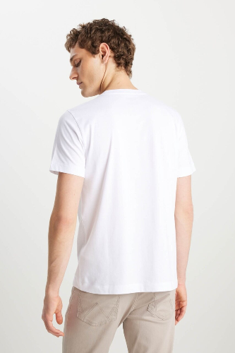 Resim Wrangler Regular Fit Small Logo  Erkek T-shirt MW70MD3312