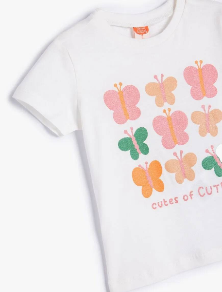 Resim Koton Kız Bebek Uzun Kol T-shirt 5SMG10026AK