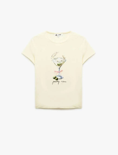 Resim Koton Kadın T-shirt 5SAL10812IK