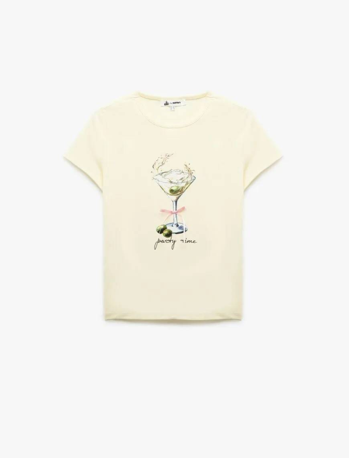 Resim Koton Kadın T-shirt 5SAL10812IK