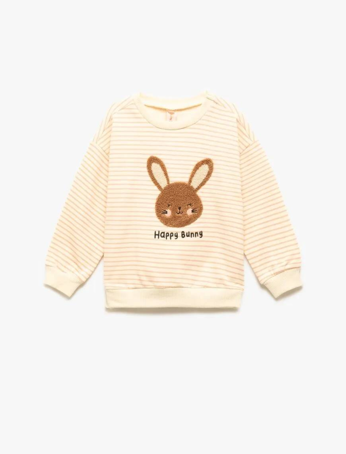 Resim Koton Kız Bebek Sweat 6Wmg10003Ak