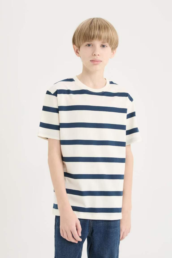 Resim Defacto Erkek Çocuk Kısa Kol T-shirt D7864A8/ER105