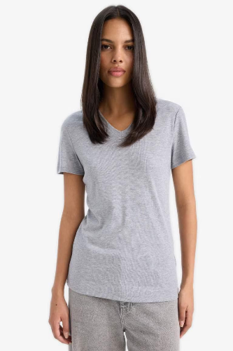 Resim Defacto Kadın T-shirt I1080AZGR370