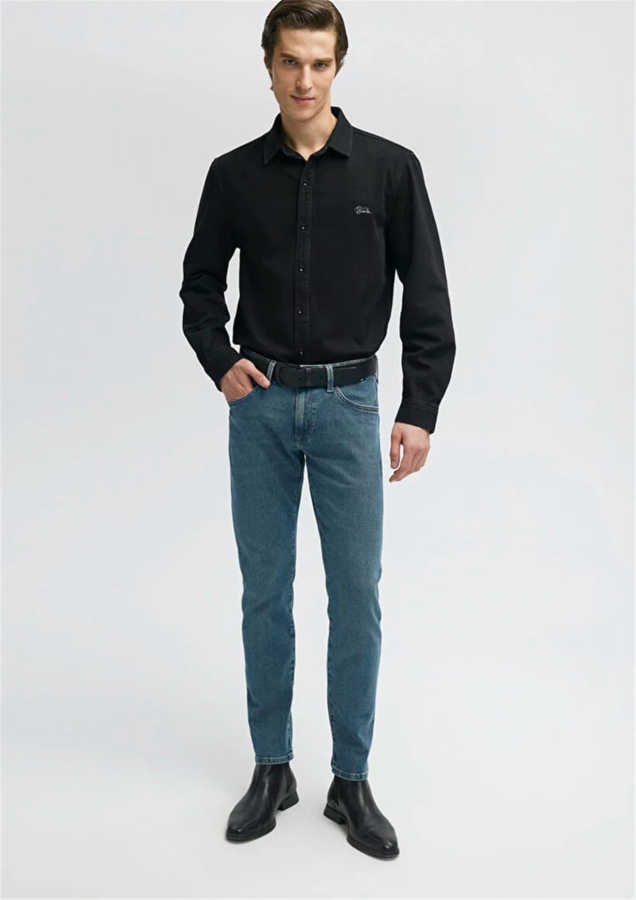 Resim Mavi Jake Skinny Erkek Jean Pantolon M0042289626
