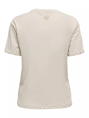 Resim Only Onlvanessa SS Heart To Box Jrs Kadın T-shirt 15346763