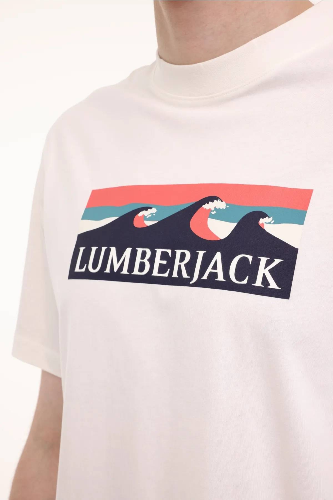 Resim Lumberjack Erkek T-shirt