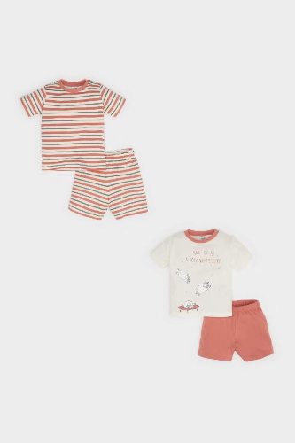Resim Defacto Erkek Bebek Şort Takım E1188A5/ER98