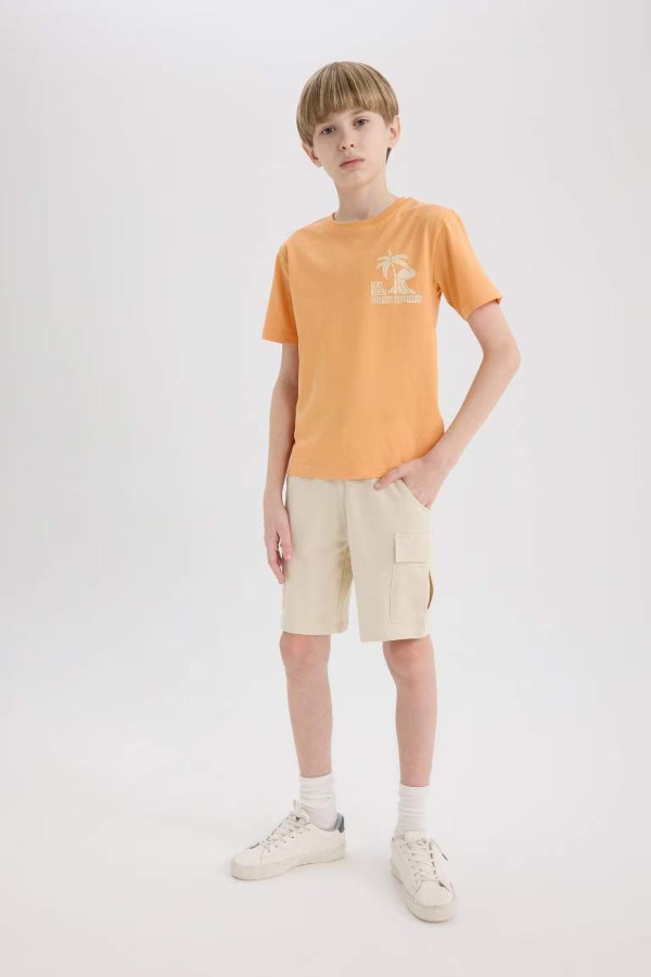 Resim Defacto Erkek Çocuk Kısa Kol T-shirt E0167A8OG306