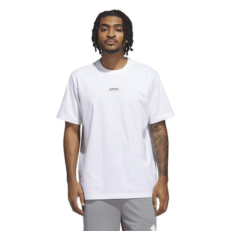 Resim Adidas Sum Ab T Whıte Erkek T-shırt JI7112