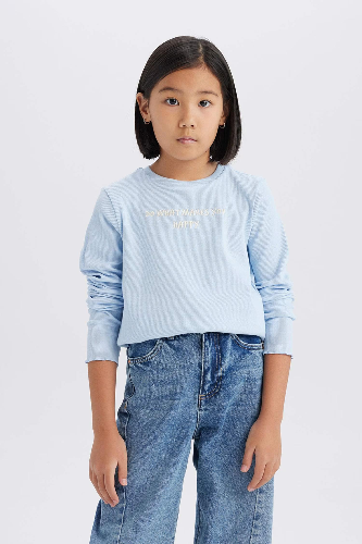 Resim Defacto Kız Çocuk  Sweat D8565A8BE745