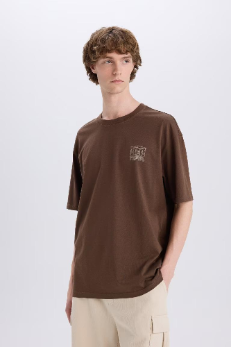 Resim Defacto Erkek T-shirt E4539AX/BN322