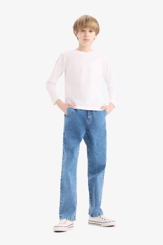 Resim Defacto Erkek Çocuk  Jean Pantolon E1051A8NM28