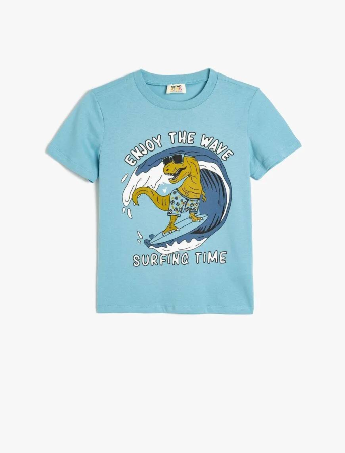 Resim Koton Erkek Çocuk Kısa kol T-shirt 5SKB10091TK