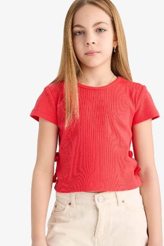 Resim Defacto Kız Çocuk T-shirt F0306A8/RD87