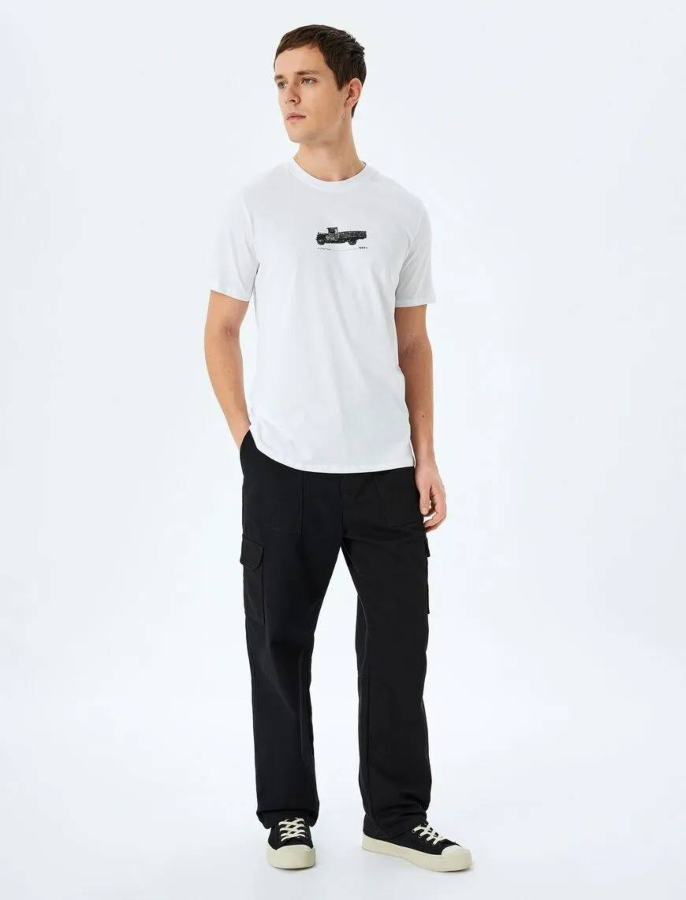 Resim Koton Erkek T-shirt 5SAM10331HK