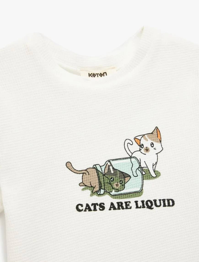 Resim Koton Kız Çocuk T-shirt 5SKG10125AK