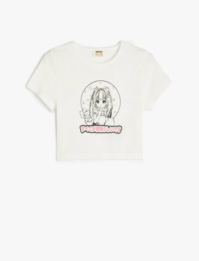 Resim Koton Kız Çocuk T-shirt 5SKG10234AK