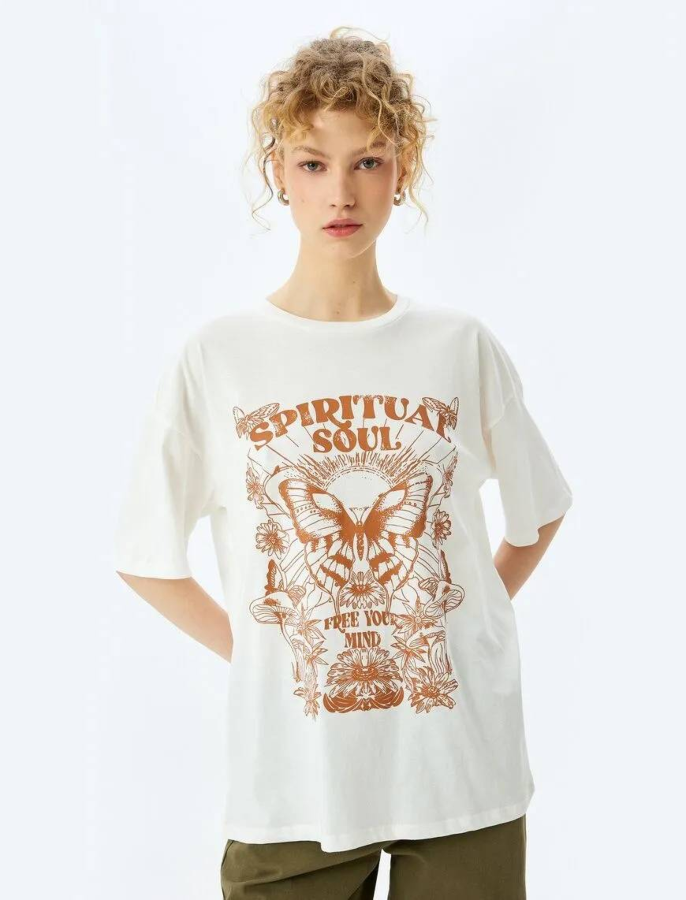 Resim Koton Kadın T-shirt 5SAL10357IK