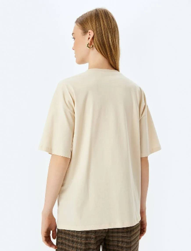 Resim Koton Kadın T-shirt 5SAL10173IK